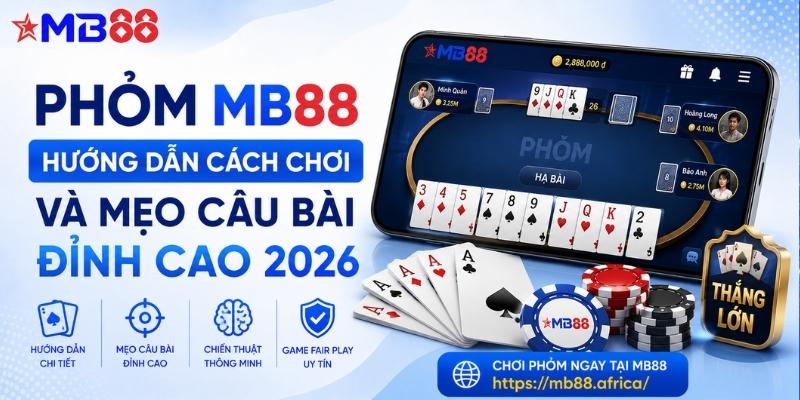 Phỏm mb88: Hướng dẫn cách chơi và mẹo câu bài đỉnh cao 2026 - mavor.club